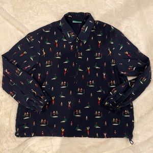 Liz Golf 1/4 zip pullover jacket size medium